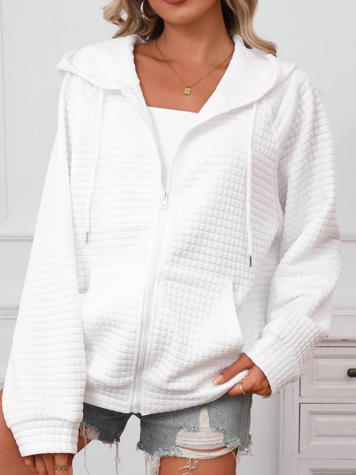 Nova quiltad hoodie