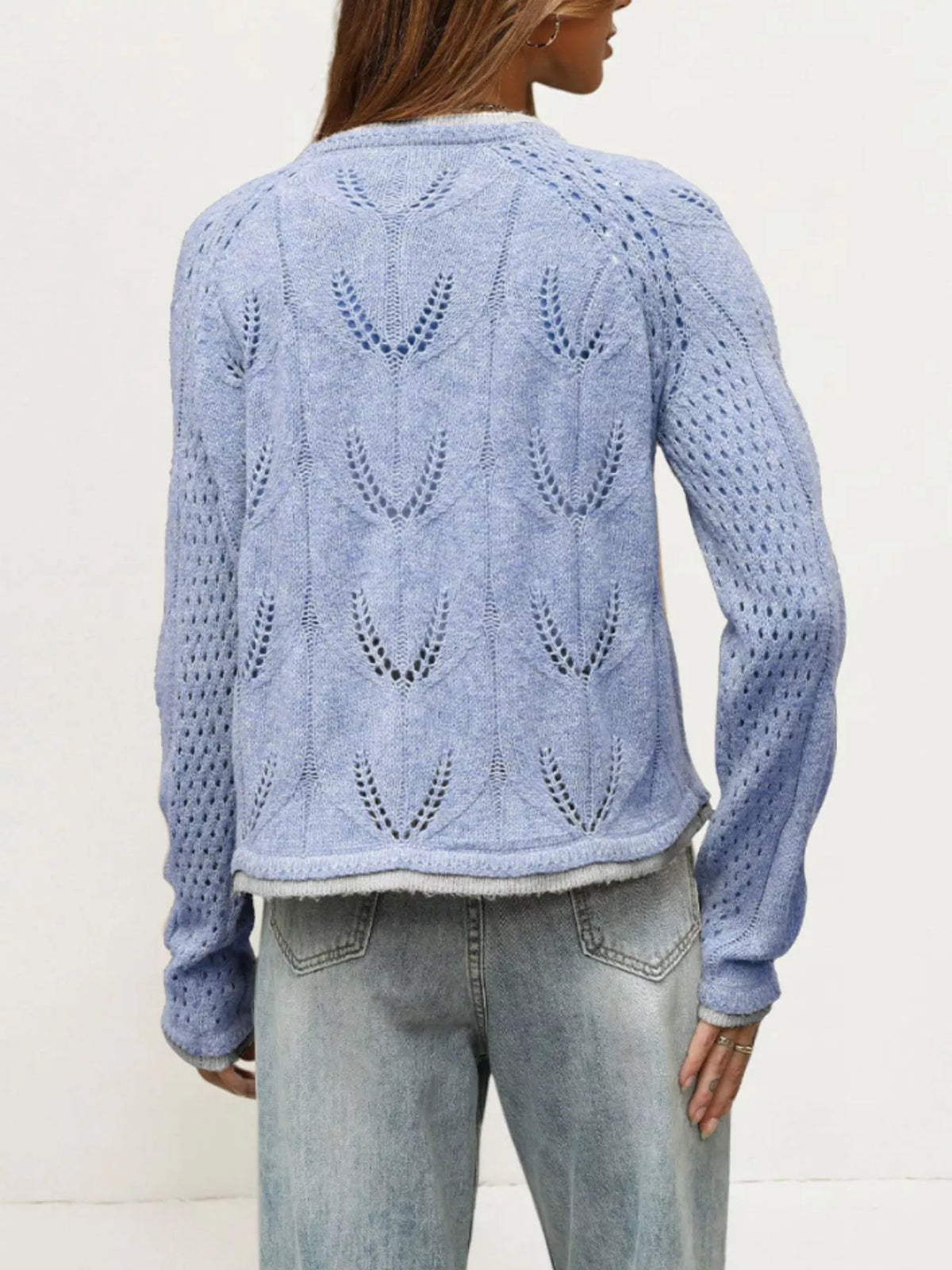 Mina hålstickad cardigan