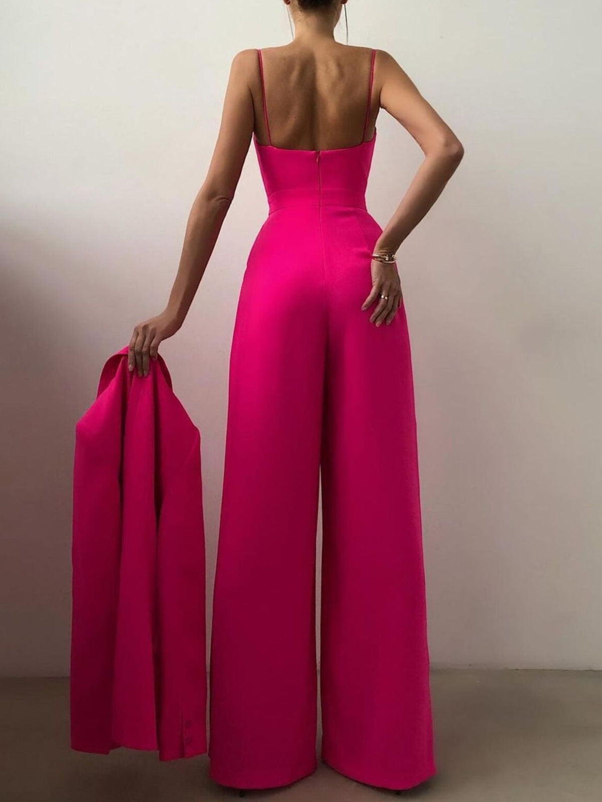 Libby jumpsuit med smala axelband