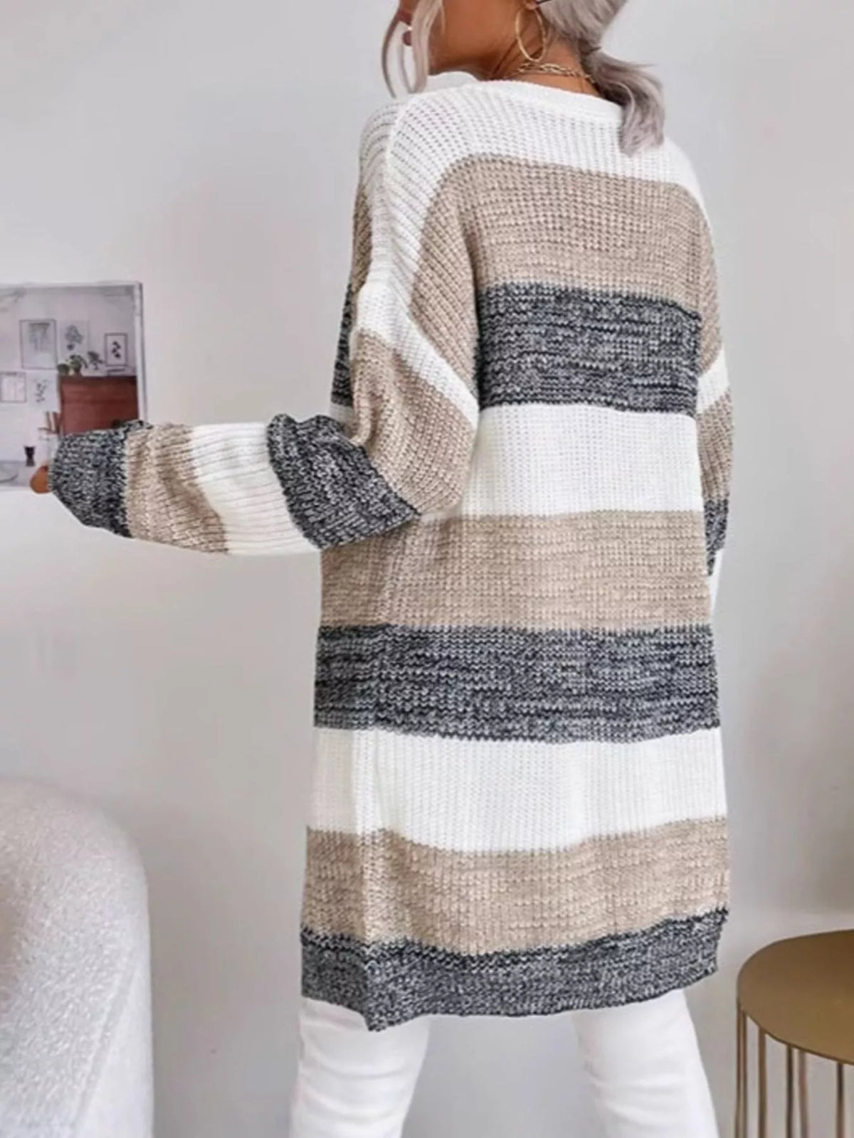 Melina randig cardigan