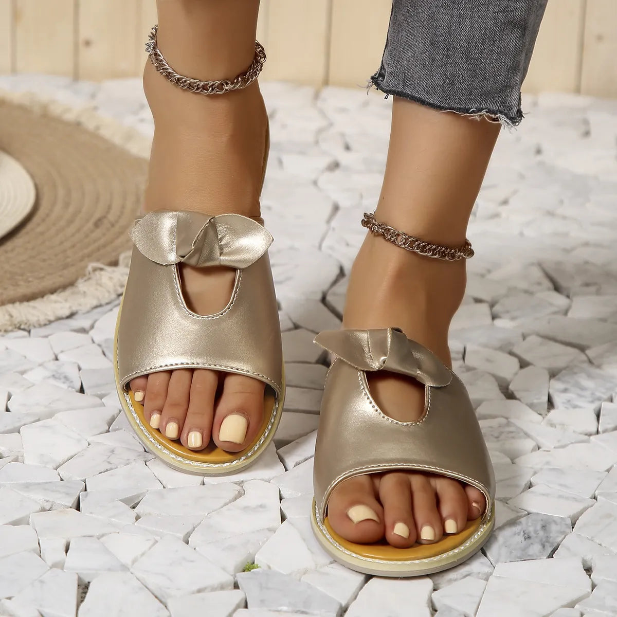 Mariella sandaler med cutout