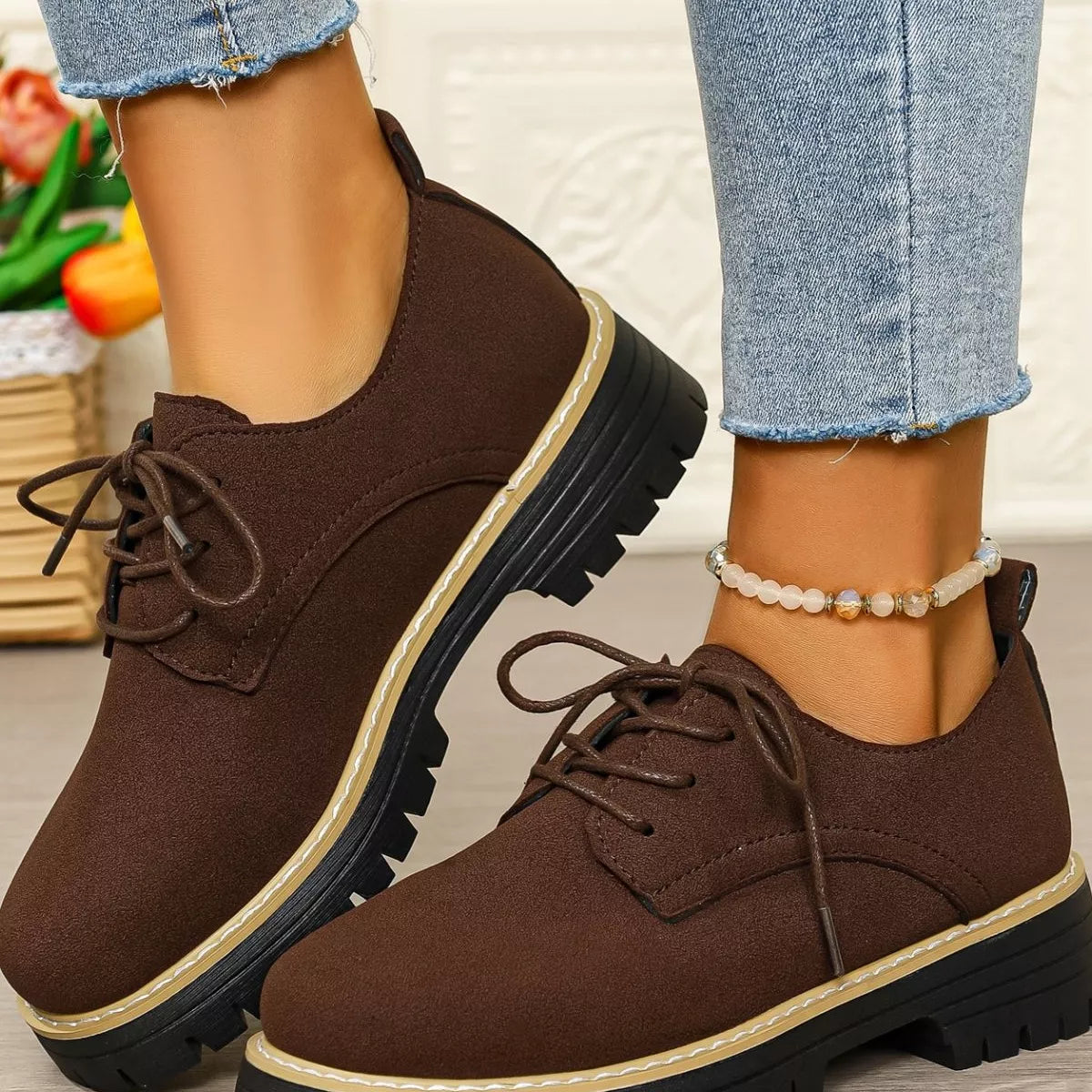 Florine loafers i mocka