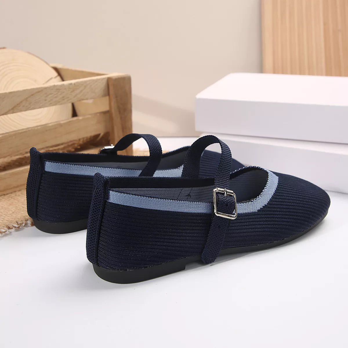 Sheryl slip-ons i mesh