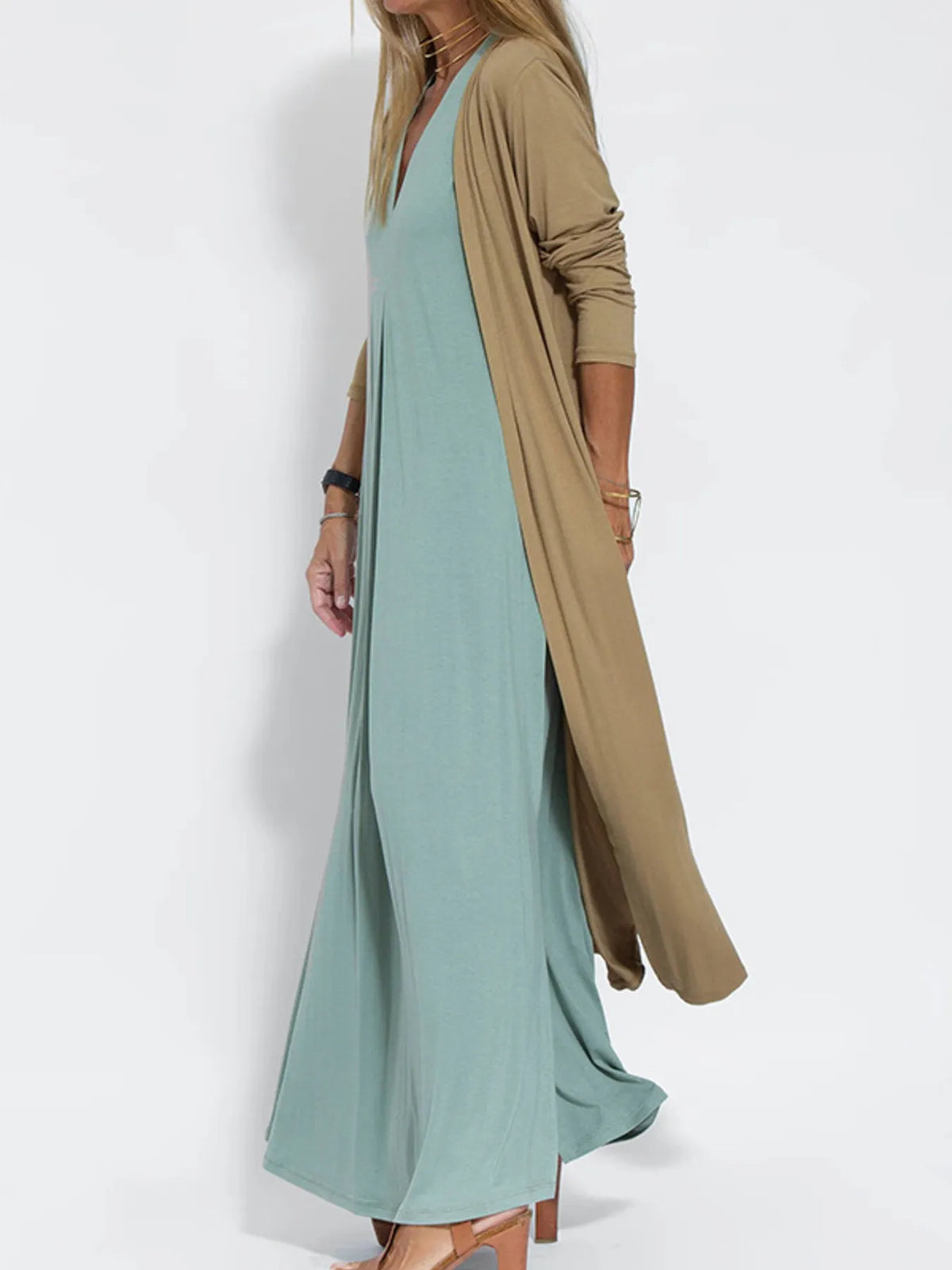 Milla cardigan med slits