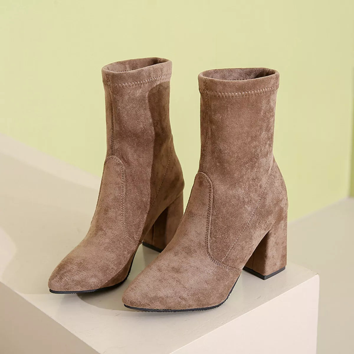 Elsbeth boots i mocka