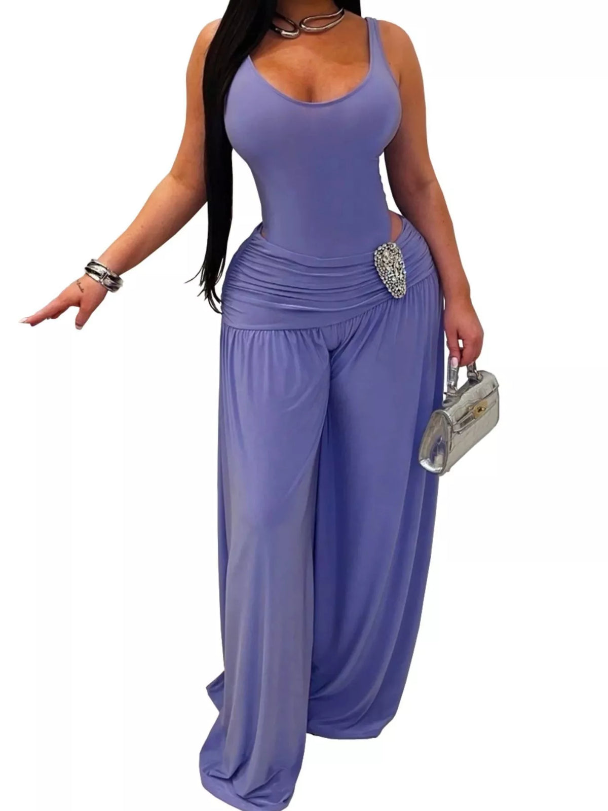 Abra jumpsuit med strass