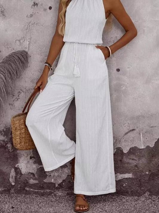 Isalie jumpsuit med tofsar