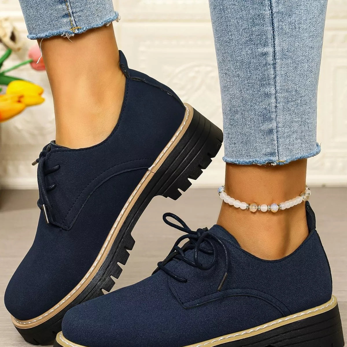 Florine loafers i mocka