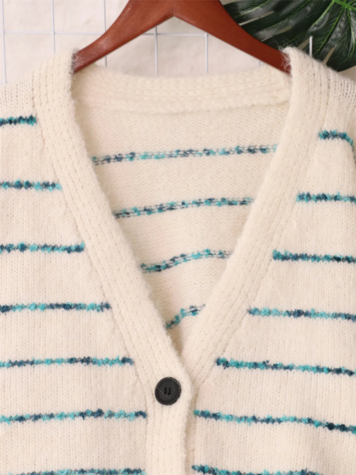Saskia randig cardigan