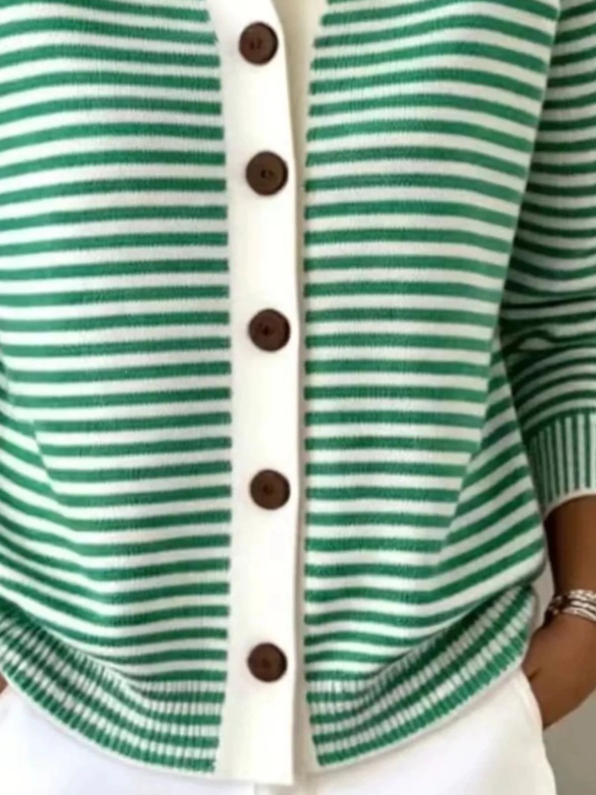 Aglaia randig cardigan