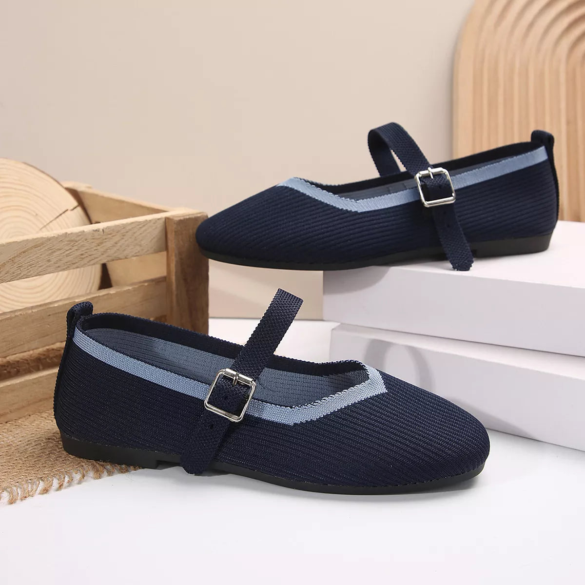 Sheryl slip-ons i mesh
