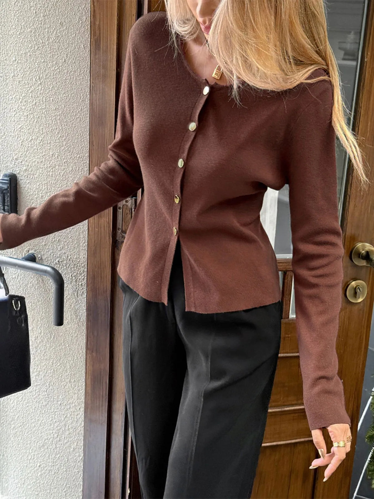 Amandine kroppsnära cardigan