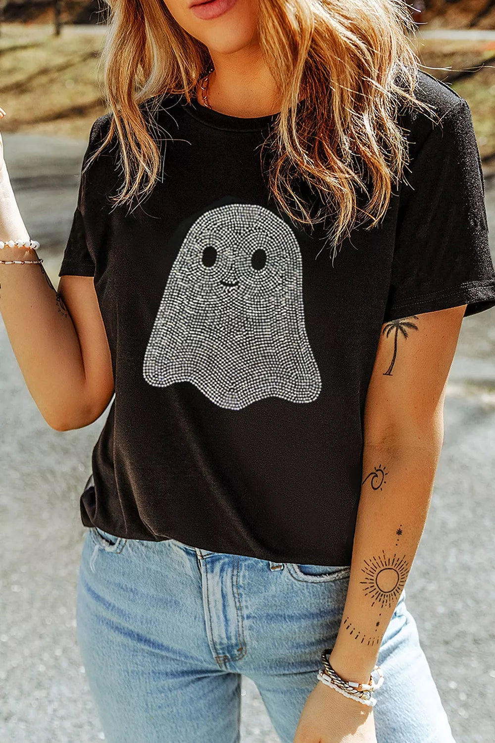 Charlotte t-shirt med strass