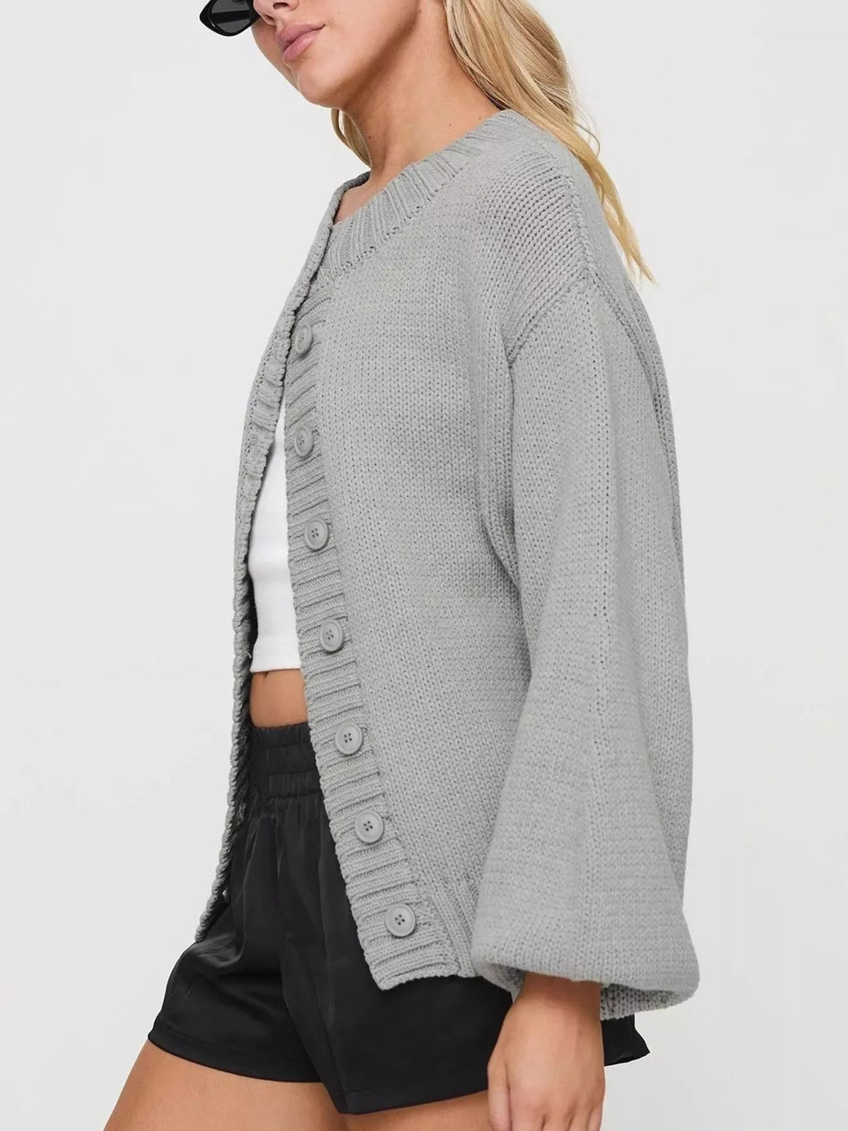 Yvette grovstickad cardigan