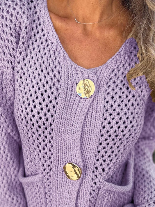 Verity virkad cardigan