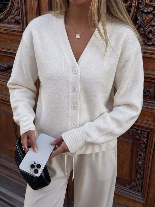 Jeanne v-ringad cardigan
