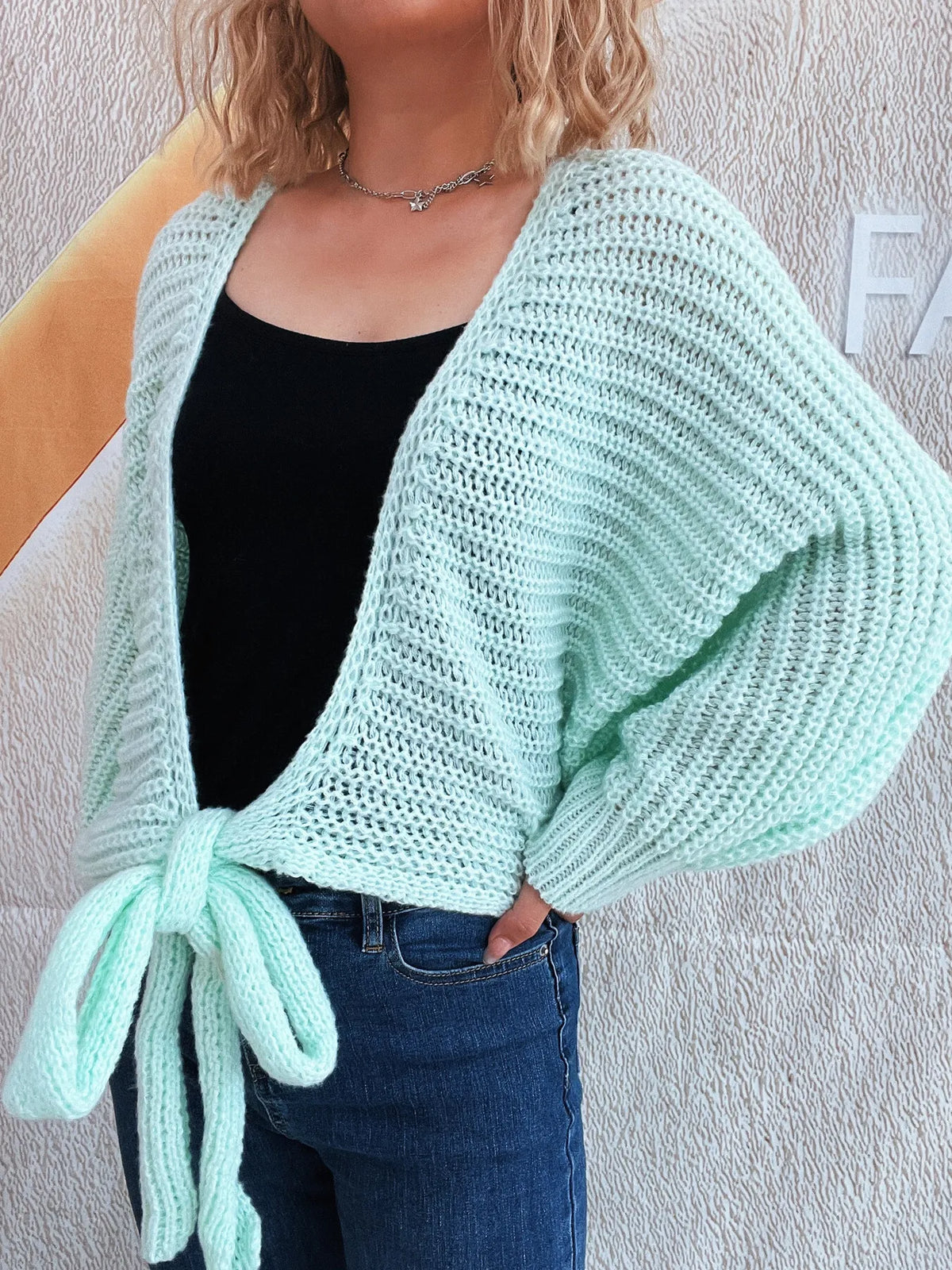 Josette croppad cardigan
