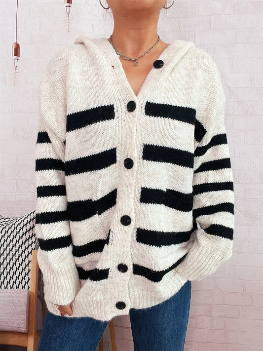 Nayla randig cardigan