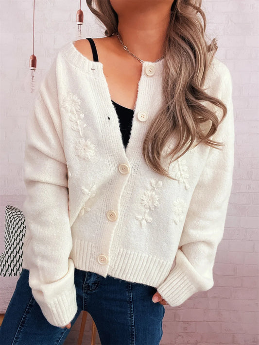 Angelina blommig cardigan