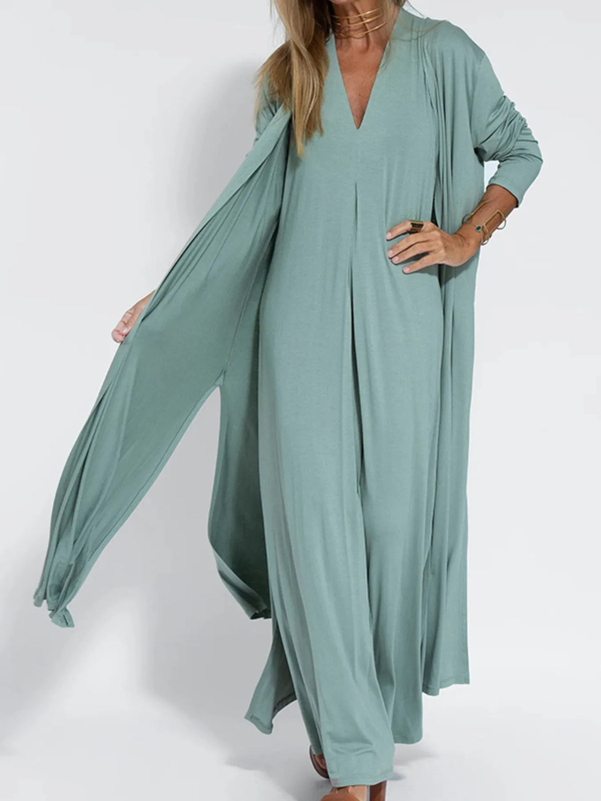 Milla cardigan med slits
