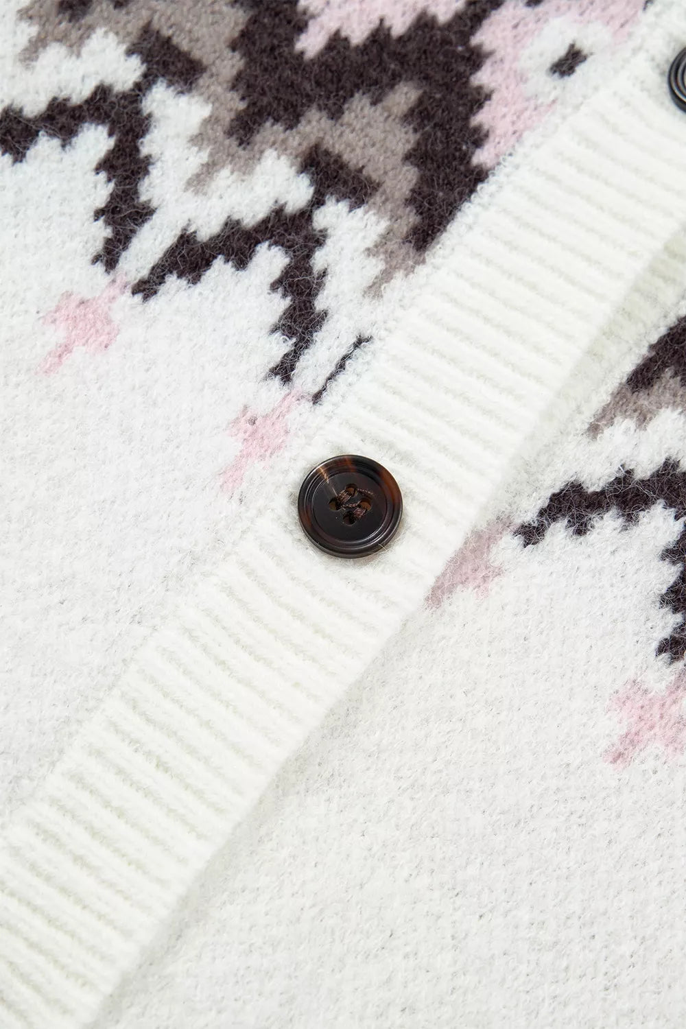 Sigurlaug geometrisk cardigan