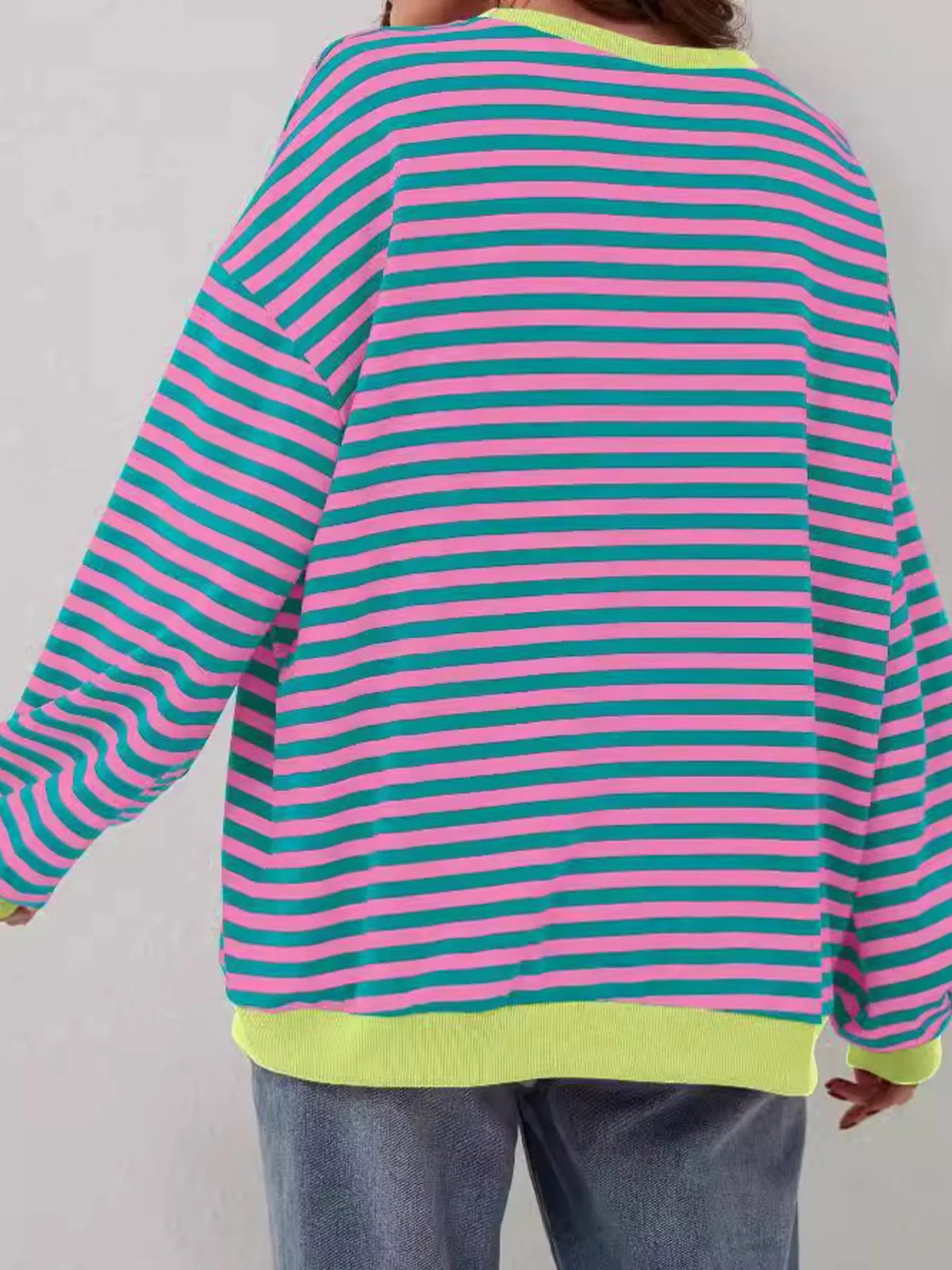 Ella randig sweatshirt