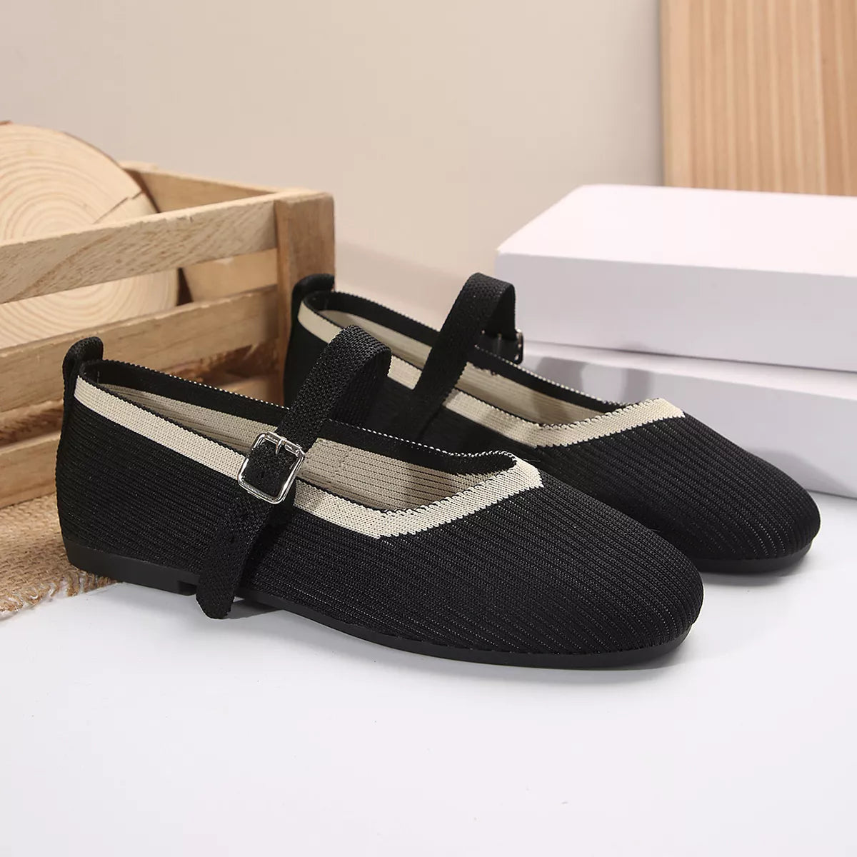 Sheryl slip-ons i mesh