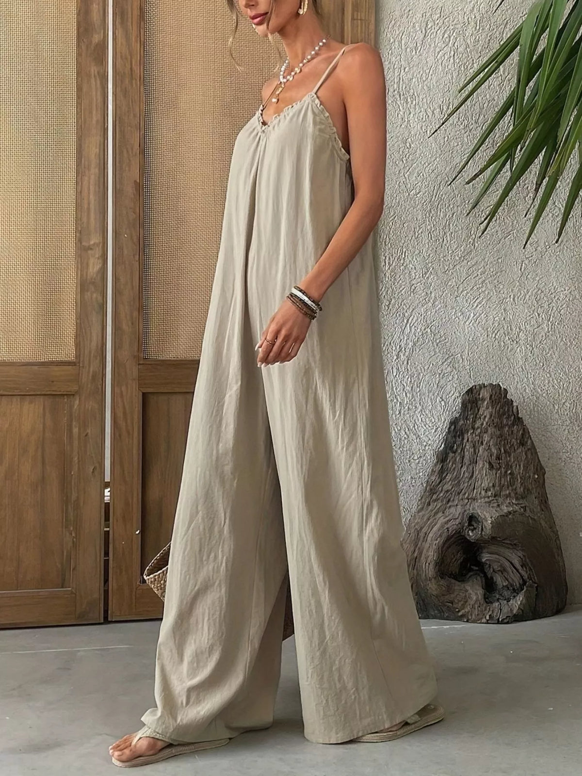 Cora jumpsuit med volanger