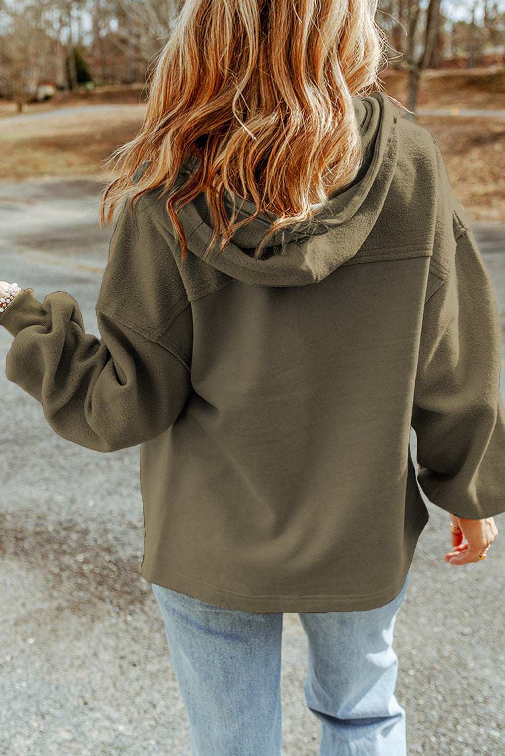 Regina hoodie med dragkedja