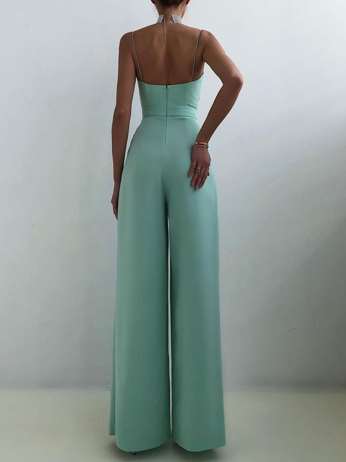 Libby jumpsuit med smala axelband