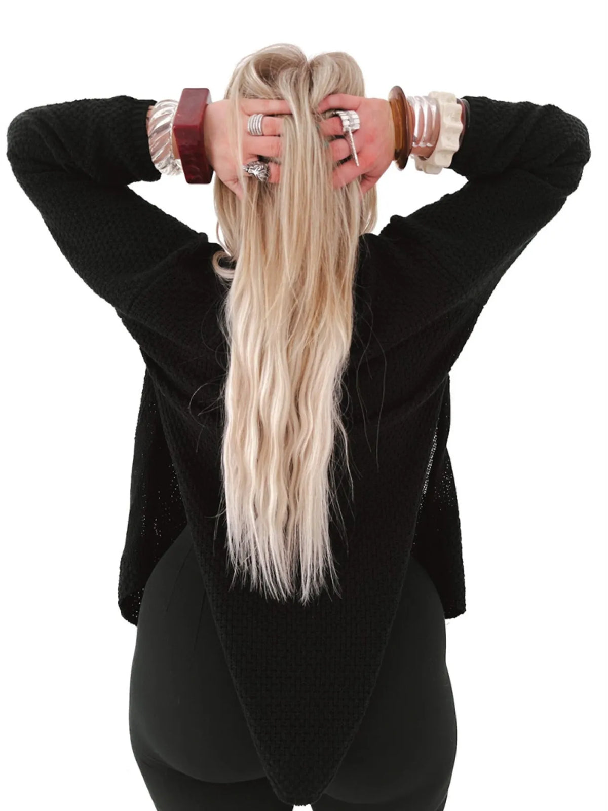 Florentina cardigan med slits