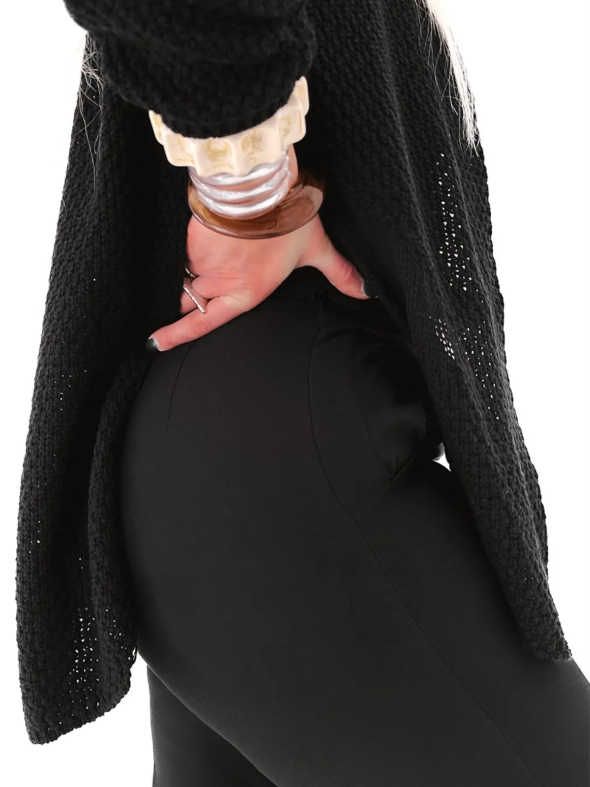 Florentina cardigan med slits