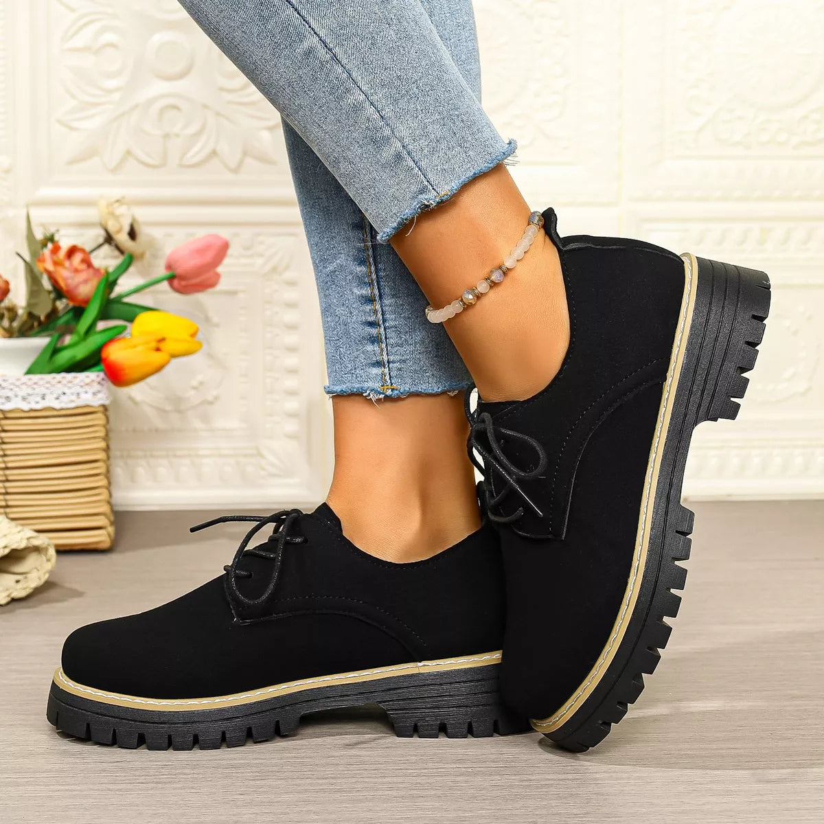 Florine loafers i mocka