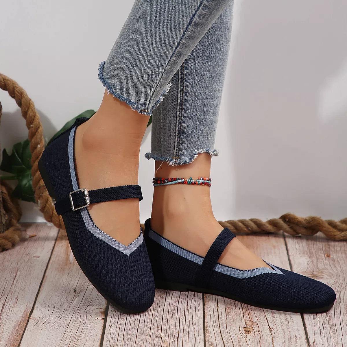 Sheryl slip-ons i mesh