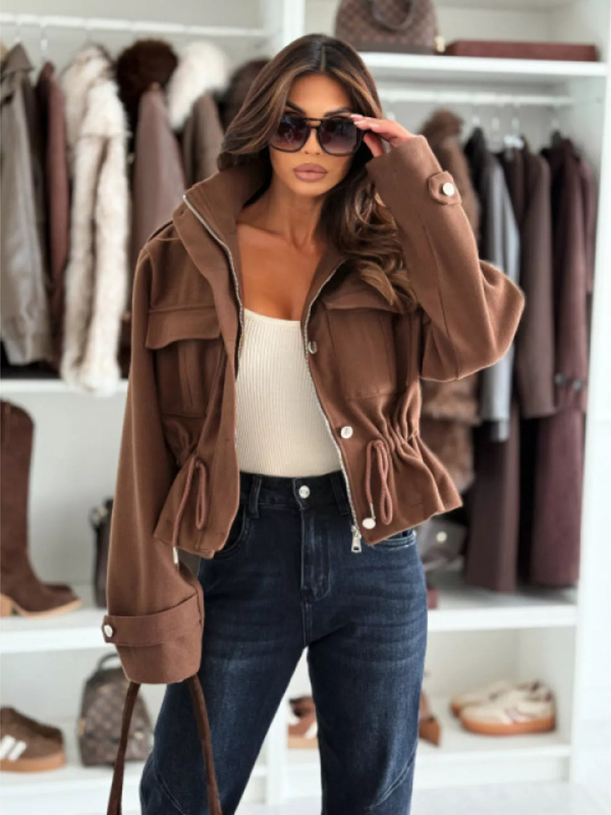 Sofie croppad jacka