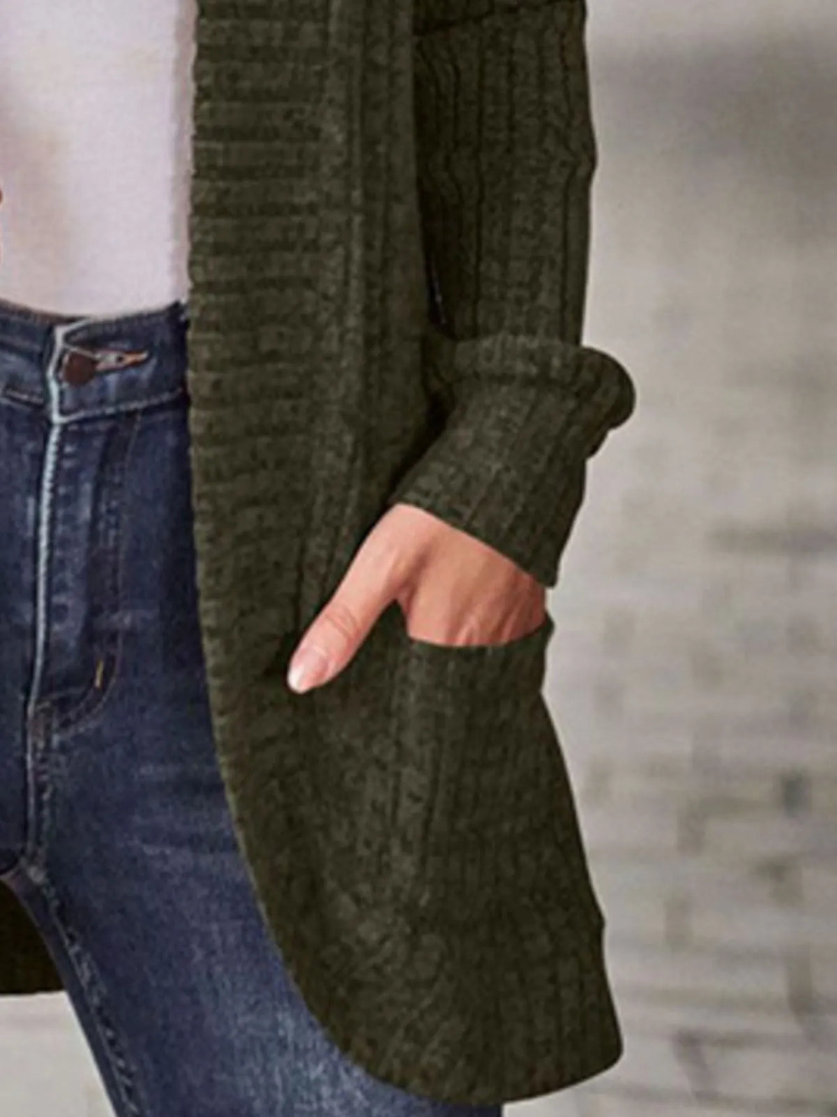 Nadja ribbstickad cardigan