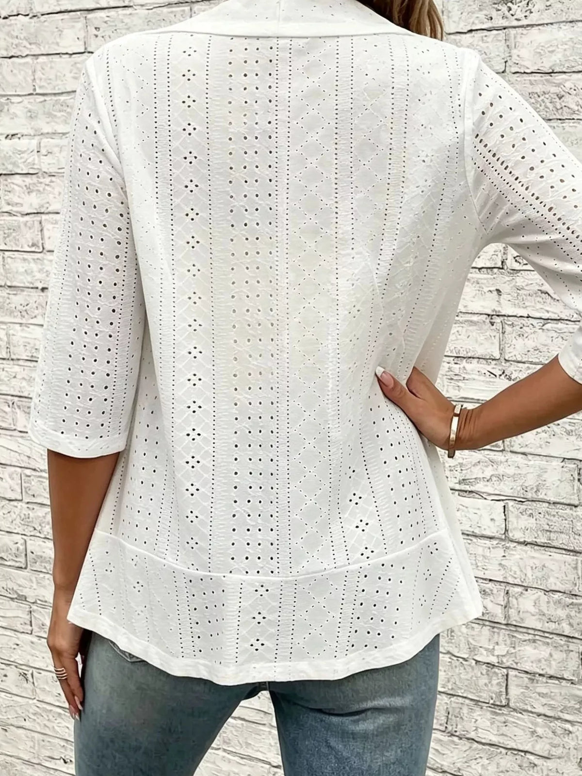 Siri broderad cardigan