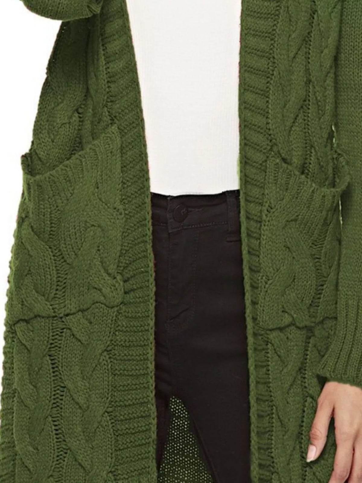 Torgerd kabelstickad cardigan