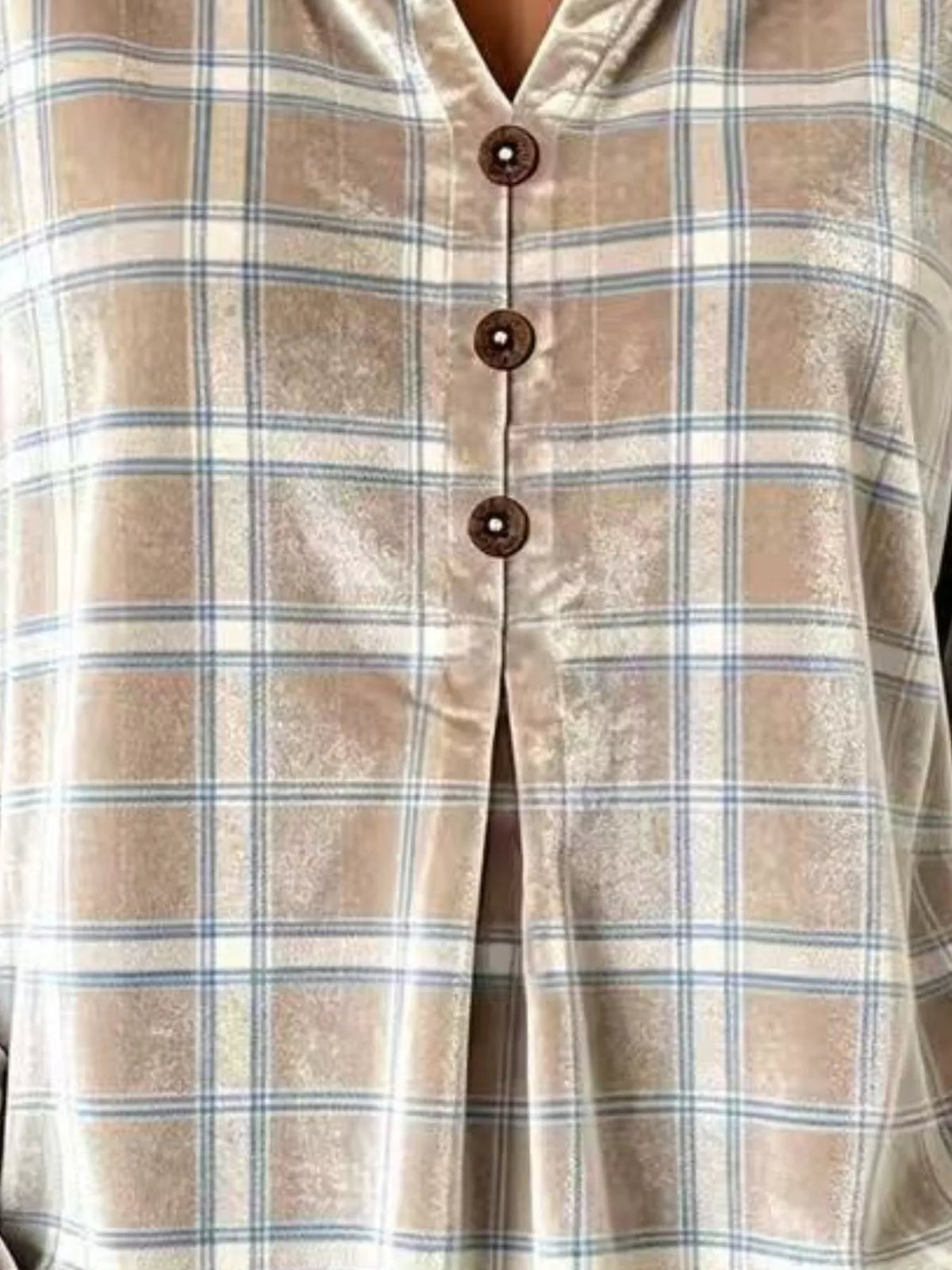 Emelie rutig blus