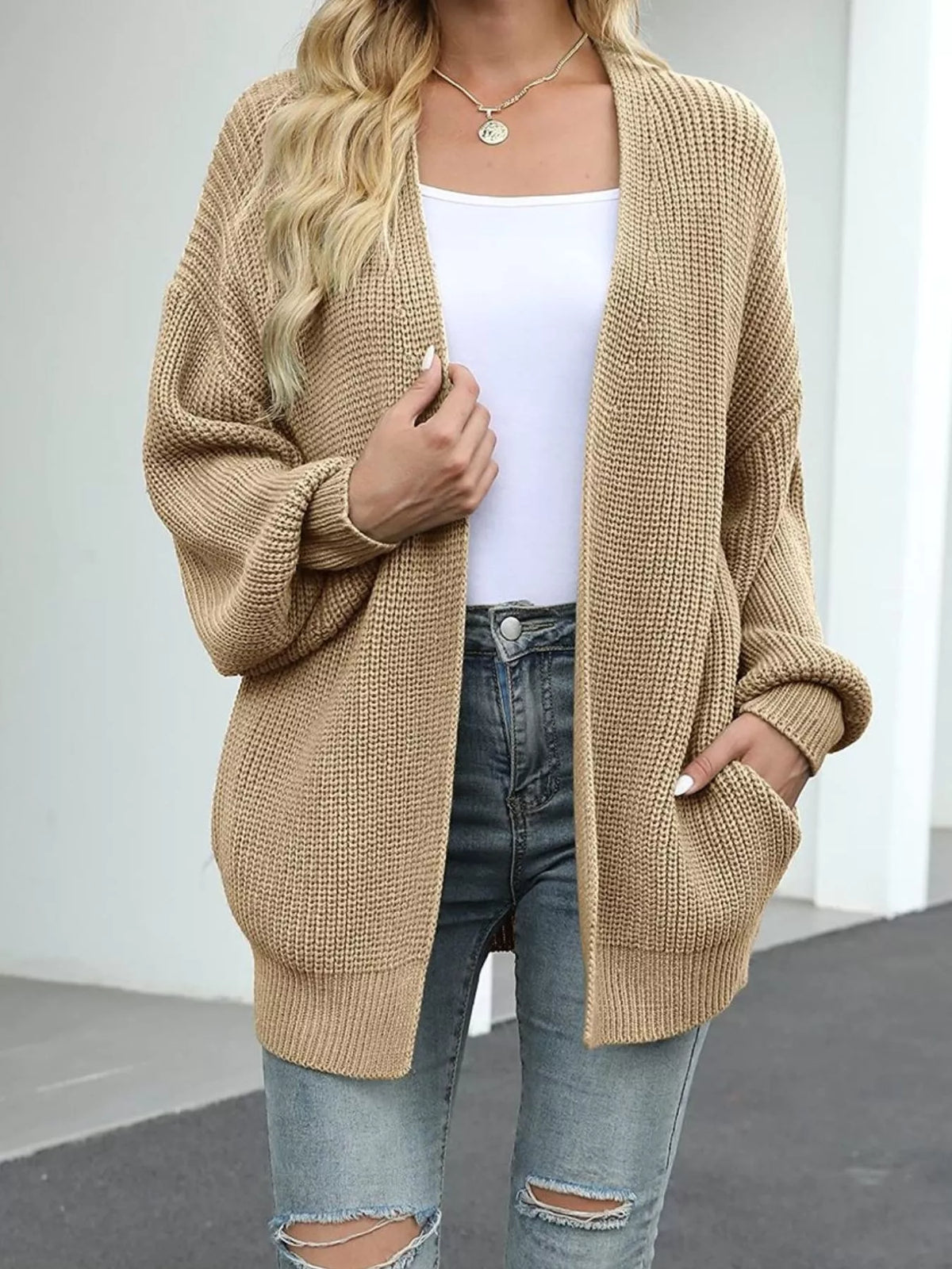 Rosemarie grovstickad cardigan