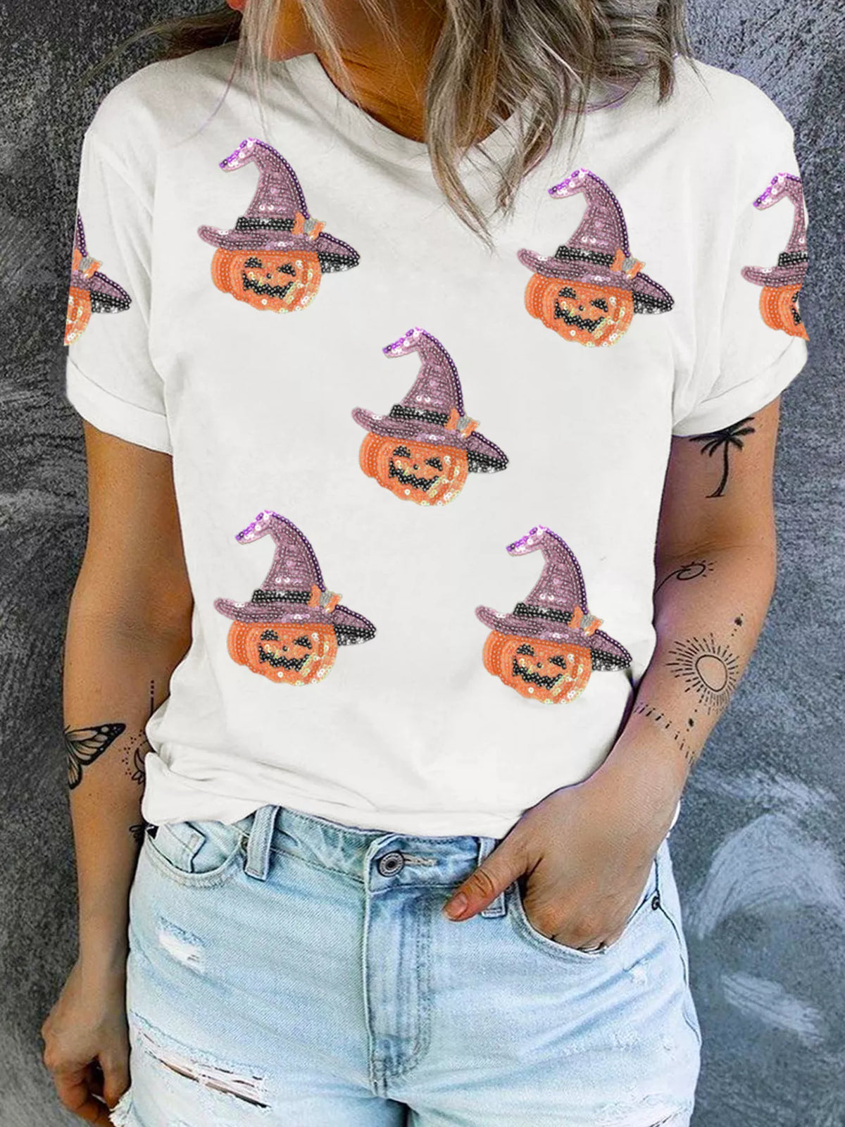 Eyvor t-shirt med paljetter