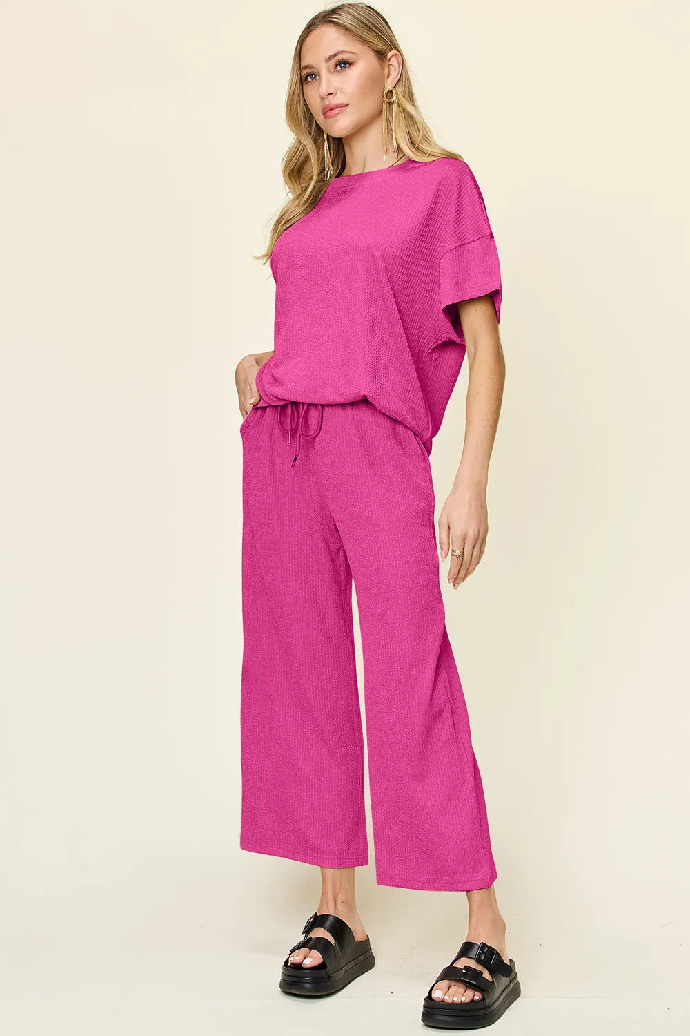 Amira vidbent set, cerise