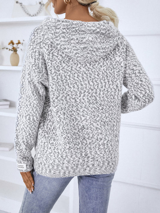 Odile stickad hoodie