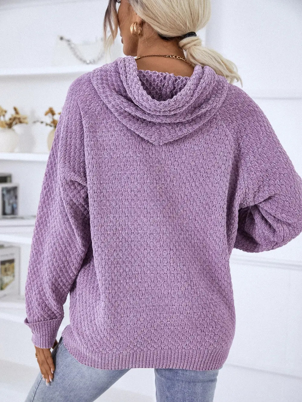 Felisa stickad hoodie