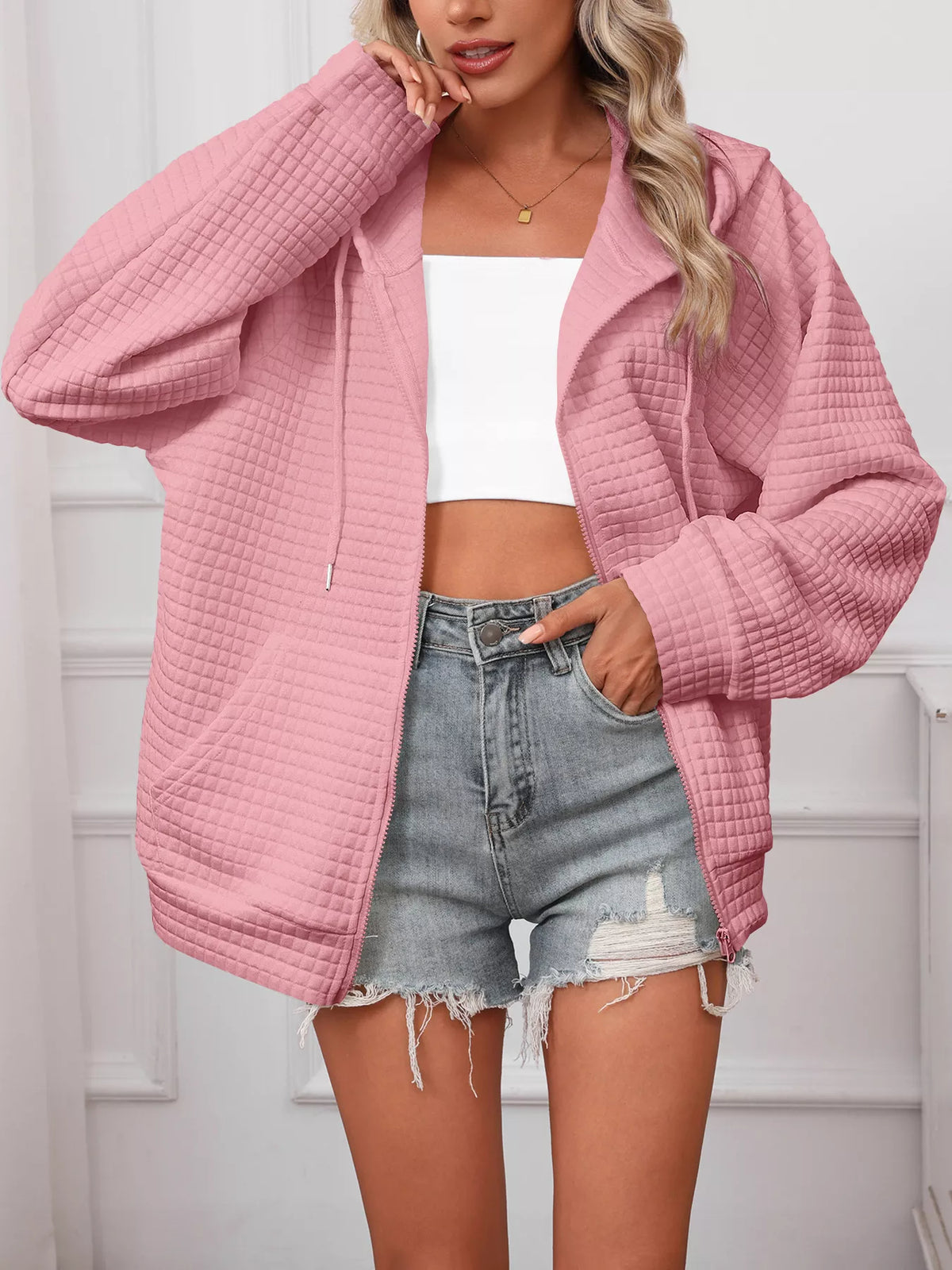 Nova quiltad hoodie