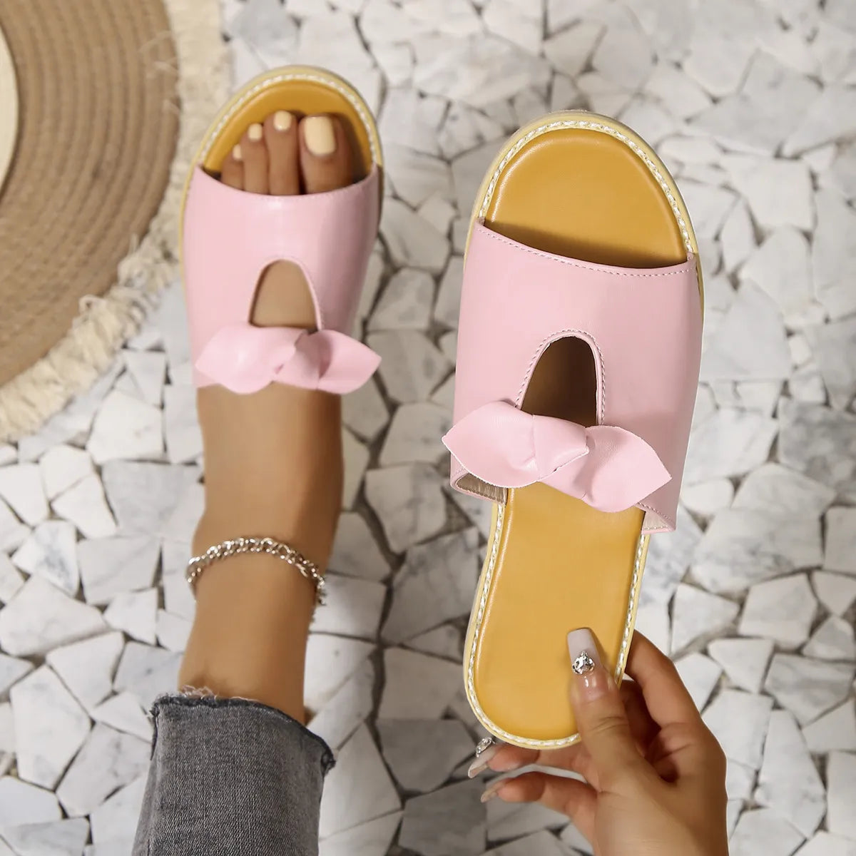 Mariella sandaler med cutout