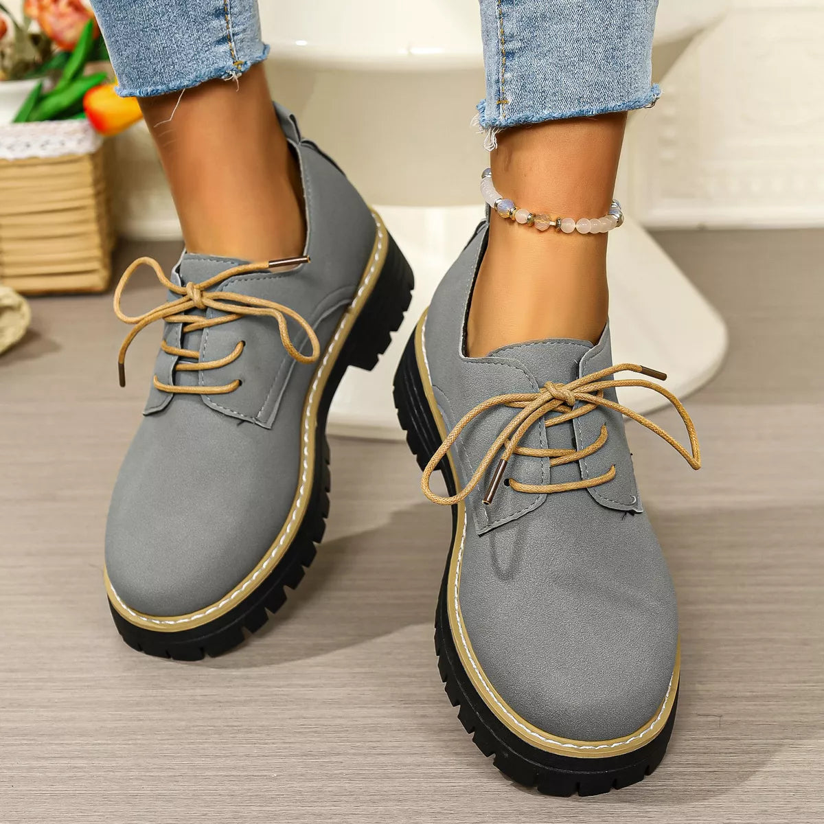 Florine loafers i mocka