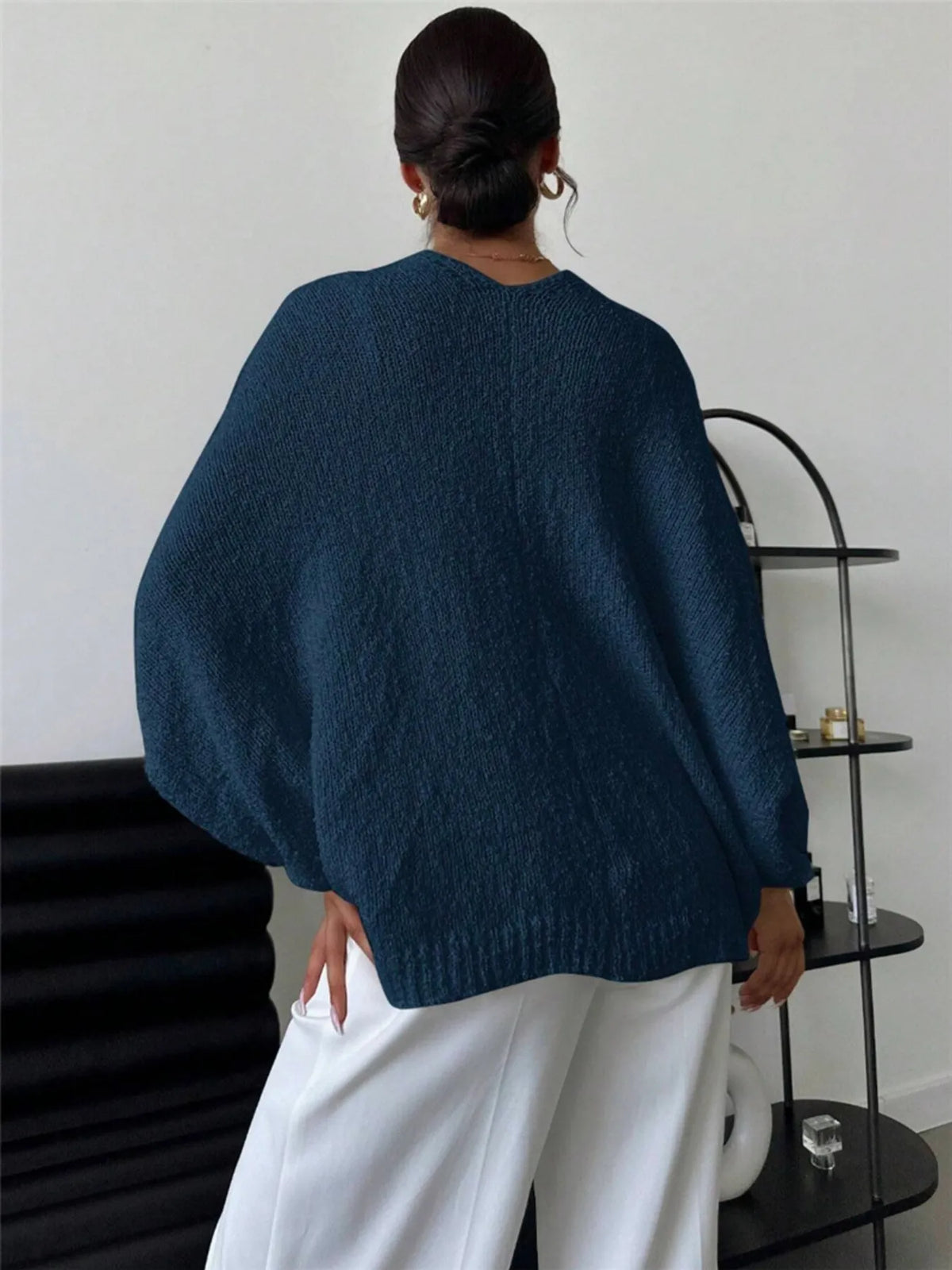 Elodie cardigan med vriden front