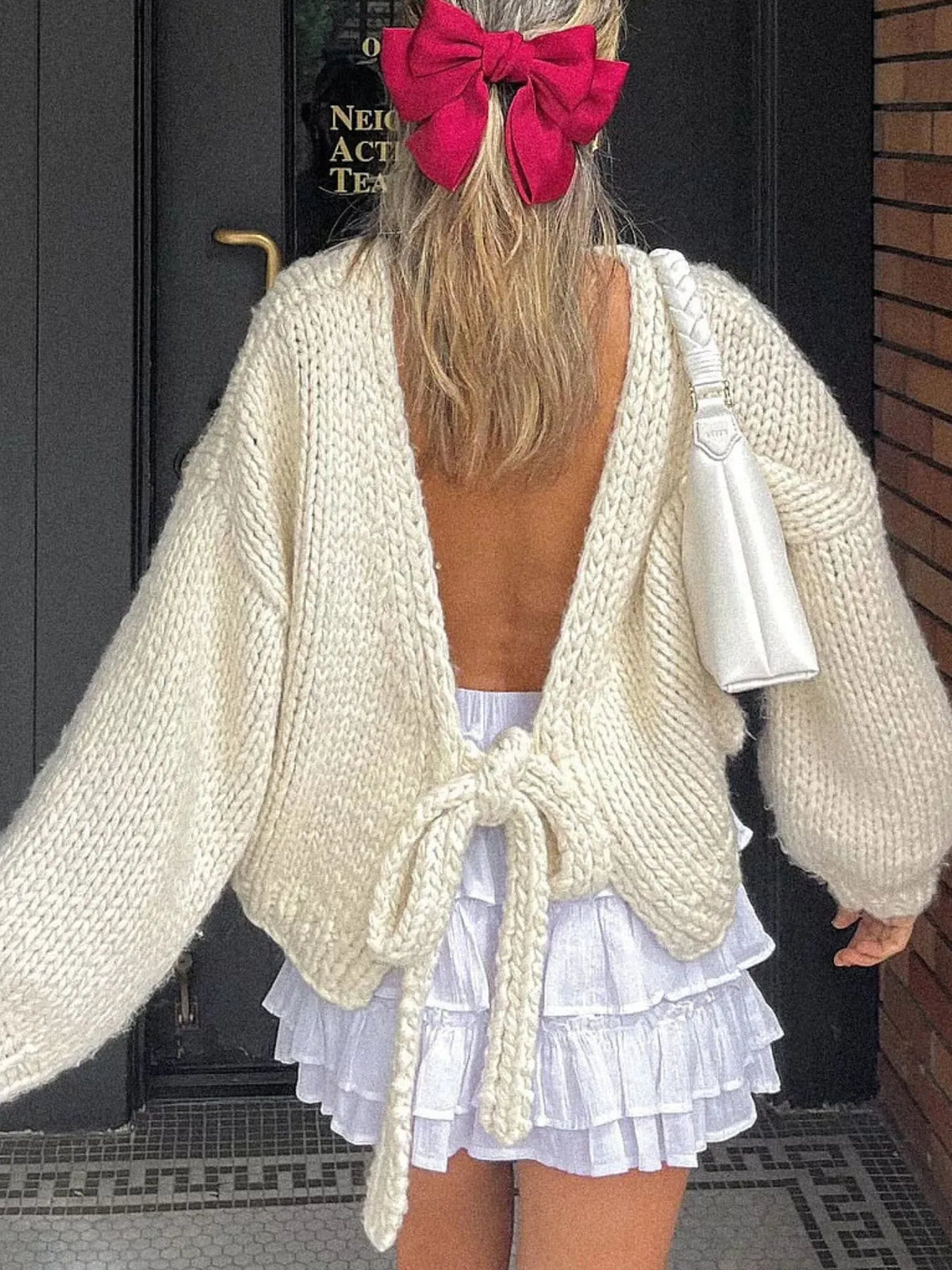 Amya croppad cardigan