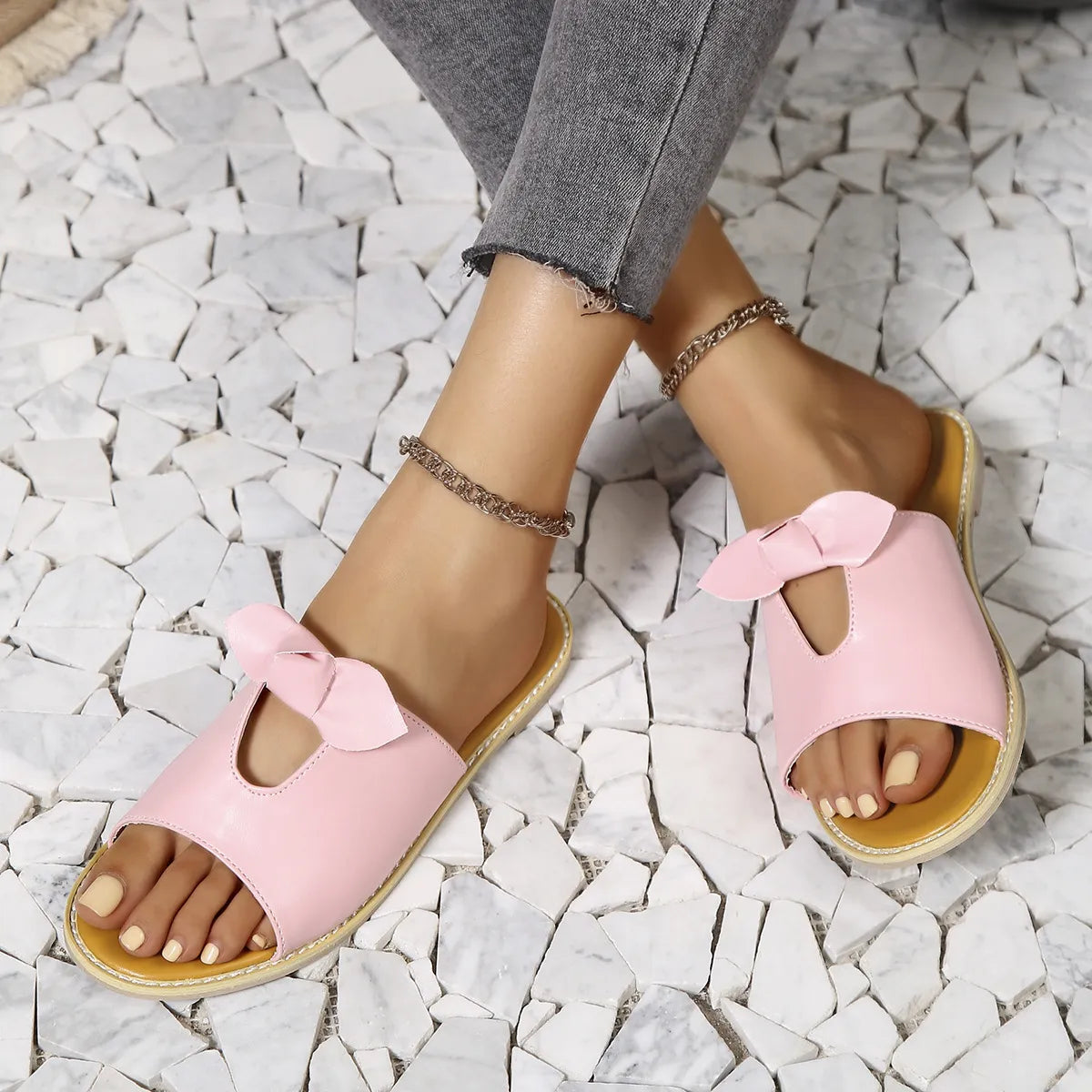 Mariella sandaler med cutout